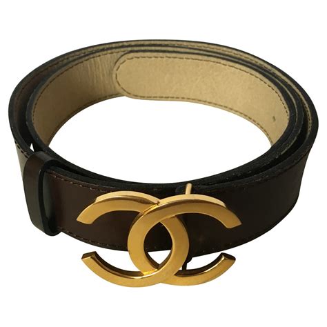 chanel belt brown|Chanel belt original.